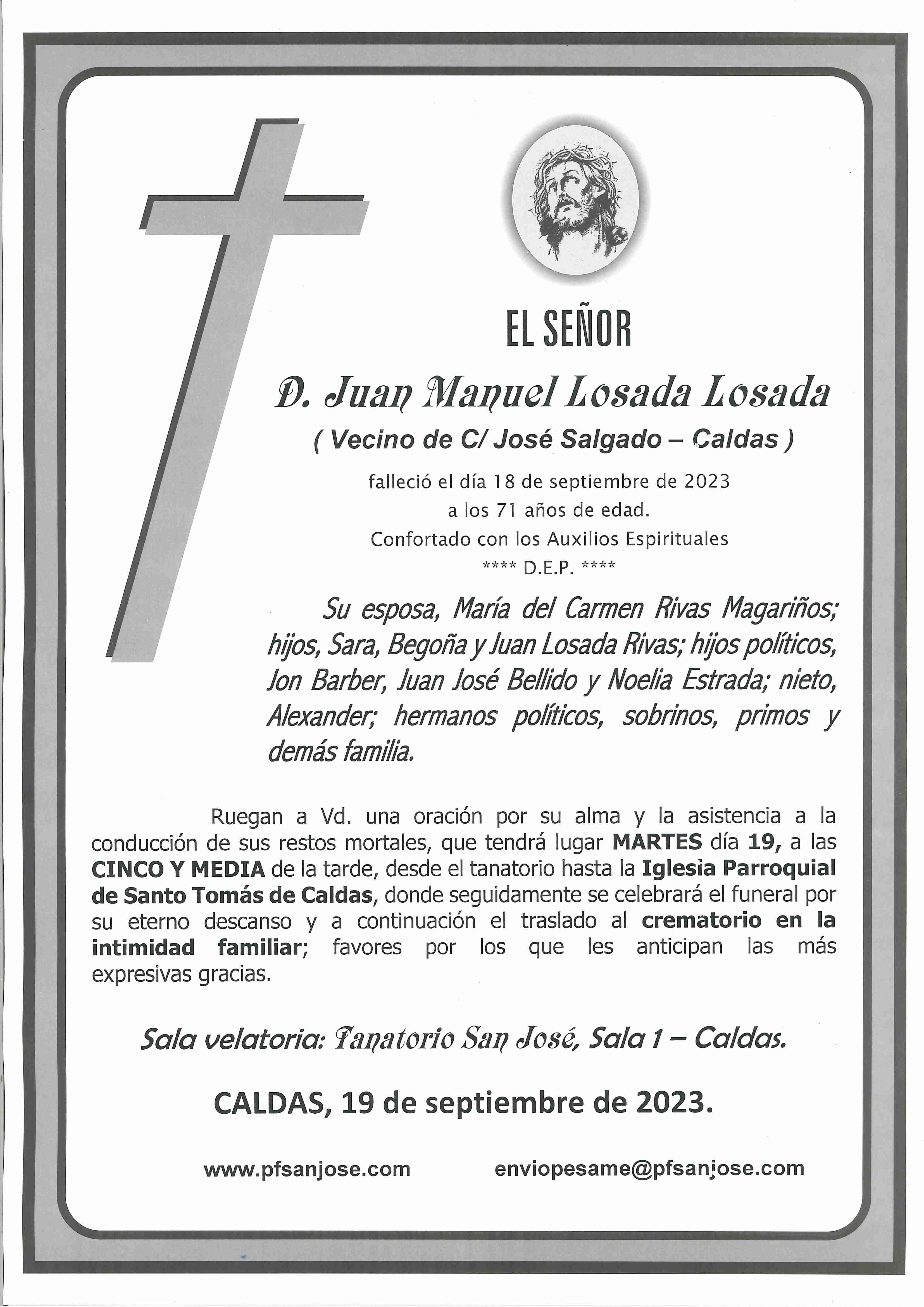Juan Manuel Losada Losada