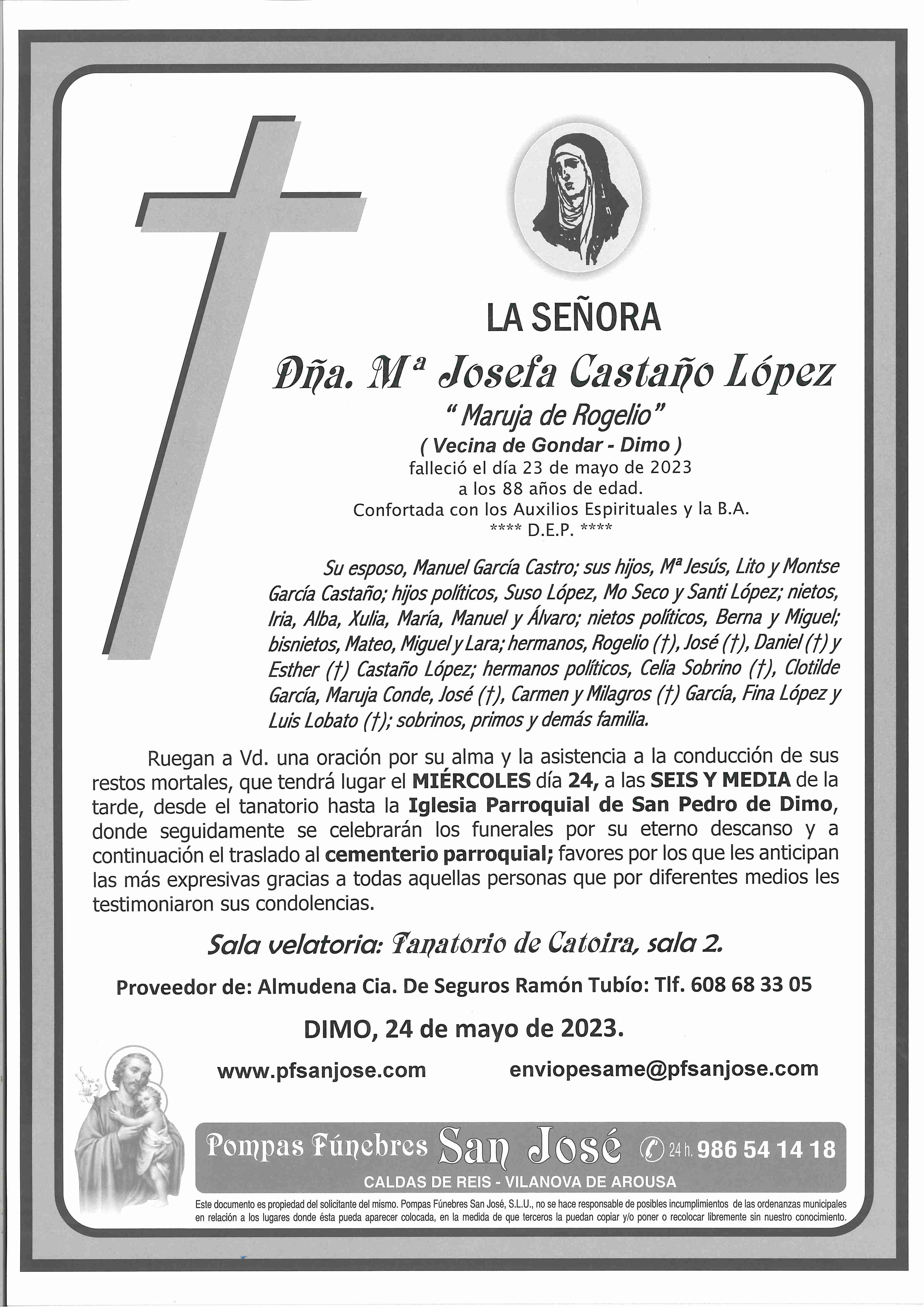 Mª Josefa Castaño López